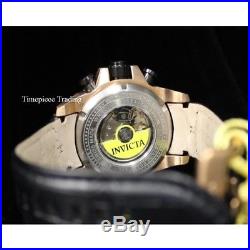 Invicta Reserve Arsenal 48mm Valjoux 7750 Black Leather Automatic Men's Watch
