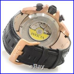 Invicta Reserve Arsenal 48mm Valjoux 7750 Black Leather Automatic Men's Watch