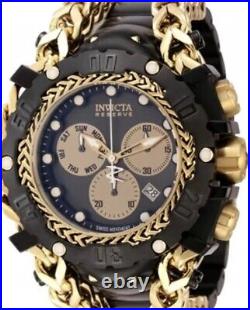 Invicta Reserve Gladiator Swiss Men's Watch 58.3mm, Black, Gold 46230