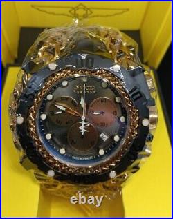 Invicta Reserve Gladiator Swiss Men's Watch 58.3mm, Black, Gold 46230