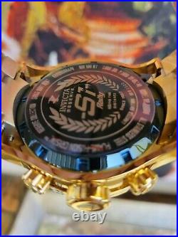 Invicta Reserve Grand S1 Rally Ltd Ed Swiss Mvmt Gold plated Black Diamond Watch