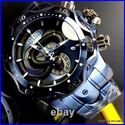 Invicta Reserve King Venom Blue Steel Swiss Mvt Chronograph 52mm Watch New