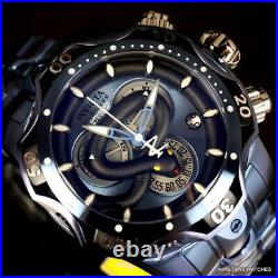 Invicta Reserve King Venom Blue Steel Swiss Mvt Chronograph 52mm Watch New