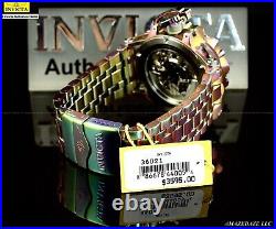 Invicta Reserve Men 52mm Venom Fusion Automatic MOP DIAL Double Open Heart Watch