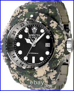 Invicta Reserve Men's 52mm PRO DIVER HYDROMAX Black Dial AQUA PLATED NAVY Watch