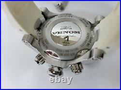 Invicta Reserve Men's Venom Chronograph Watch 11850 White 53.7mm Swiss Made
