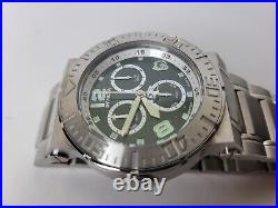 Invicta Reserve Ocean Reef Chronograph Watch Men's 46mm Green Swiss Made 6875
