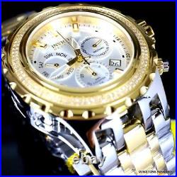 Invicta Reserve Subaqua Specialty Swiss Polished 2 Tone Steel Diamond Watch New