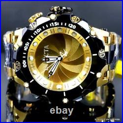 Invicta Reserve Venom Fusion Shutter Gold Plated Black Automatic 51mm Watch New
