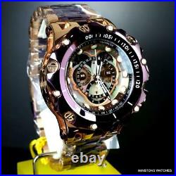 Invicta Reserve Venom Hybrid Rose Gold Purple Swiss Mvt High Polished Watch New