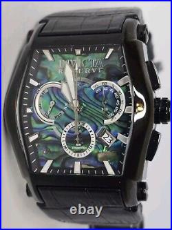 Invicta Reserve Vortiz Tonneau Men's Watch Abalone Chronograph 33541 46mm