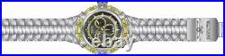 Invicta Reserve Wolf King Swiss 62mm Chronograph Silver Bracelet Watch NEW
