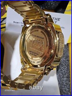 Invicta Russian Diver Gold Plated 15 Year Anniv Limited Ed #197 Mens watch