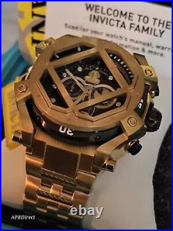 Invicta Russian Diver Gold Plated CAGE Opens Swiss 5050. C mens watch Pro