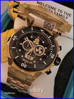 Invicta Russian Diver Gold Plated CAGE Opens Swiss 5050. C mens watch Pro