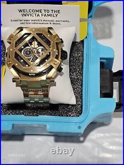 Invicta Russian Diver Gold Plated CAGE Opens Swiss 5050. C mens watch Pro