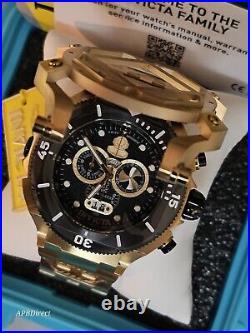 Invicta Russian Diver Gold Plated CAGE Opens Swiss 5050. C mens watch Pro