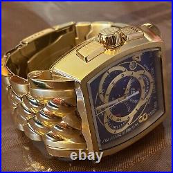 Invicta S1 Mens Watch Gold Color Swiss Made Model 5780 Needs Battery #1256
