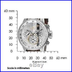 Invicta S1 Rally Men's 19286 Quartz Watch Stainless Steel Case with Leather Strap
