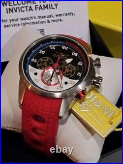 Invicta S1 Rally Spinning Dials Chronograph Red Mens Watch