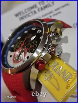 Invicta S1 Rally Spinning Dials Chronograph Red Mens Watch