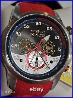 Invicta S1 Rally Spinning Dials Chronograph Red Mens Watch