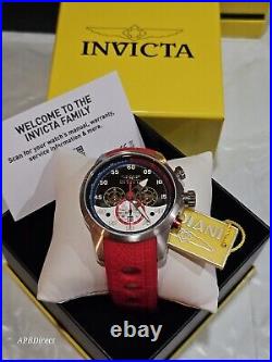 Invicta S1 Rally Spinning Dials Chronograph Red Mens Watch