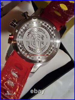 Invicta S1 Rally Spinning Dials Chronograph Red Mens Watch