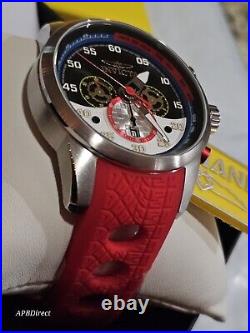 Invicta S1 Rally Spinning Dials Chronograph Red Mens Watch