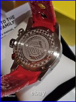 Invicta S1 Rally Spinning Dials Chronograph Red Mens Watch