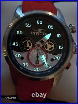 Invicta S1 Rally Spinning Dials Chronograph Red Mens Watch