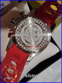 Invicta S1 Rally Spinning Dials Chronograph Red Mens Watch