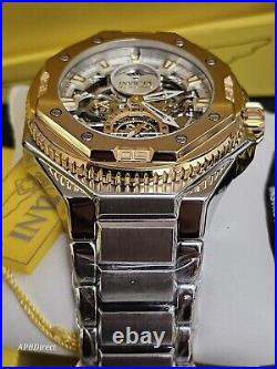 Invicta SEA HAWK Reserve Automatic Duel Time Skeleton mens watch