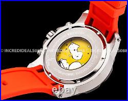 Invicta SPEEDWAY CHRONOGRAPH Orange BLACK Dial Men BOLD 51mm Strap Watch