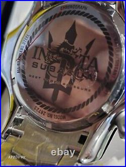 Invicta SUBAQUA POSEIDON Trident Silver GOLD BOLT Swiss Z60 mens watch