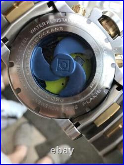Invicta Sea Hunter Chronograph Men's Watch Two Tone Black 22131 Gold Plated 58mm