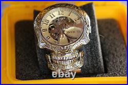 Invicta Skull Artist Silver Gold tone Men's Watch Automatic 42301