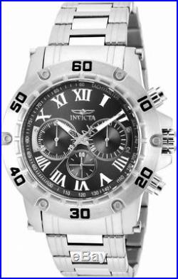 Invicta Specialty 19696 Men's Round Black Roman Numeral Chronograph Watch