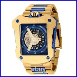 Invicta Speedway Automatic Men's Watch 48mm, Blue, Gold 41659 NEW