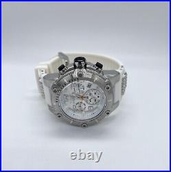 Invicta Speedway Chronograph Silver Dial Men's Watch 22511 White Band