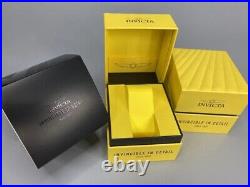 Invicta Speedway JM Lim Ed Men's Watch 41650 Yellow Black Dial Automatic 48mm