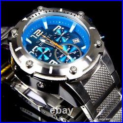 Invicta Speedway XL Teal Blue Stainless Steel Chronograph Swiss Parts Watch New