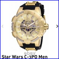 Invicta Star Wars C3PO Automatic BOLT Limited Ed mens watch 26224