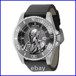 Invicta Star Wars Mandalorian Men's Watch 43mm, Black 44158 NEW