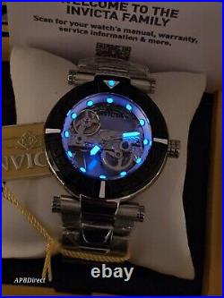 Invicta Subaqua Noma I Automatic BRIDGE Mvmnt Skeleton Black Bezel mens watch