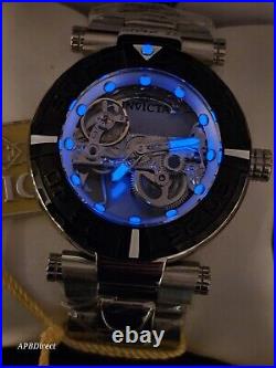 Invicta Subaqua Noma I Automatic BRIDGE Mvmnt Skeleton Black Bezel mens watch