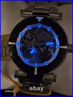 Invicta Subaqua Noma I Automatic BRIDGE Mvmnt Skeleton Black Bezel mens watch