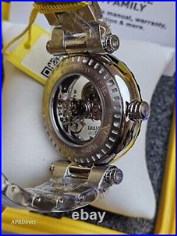 Invicta Subaqua Noma I Automatic BRIDGE Mvmnt Skeleton Black Bezel mens watch