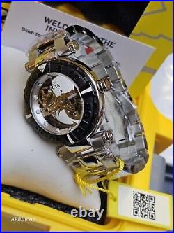 Invicta Subaqua Noma I Automatic BRIDGE Mvmnt Skeleton Black Bezel mens watch