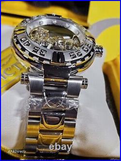 Invicta -Subaqua Noma I Automatic BRIDGE Mvmnt Skeleton Silver SS mens watch